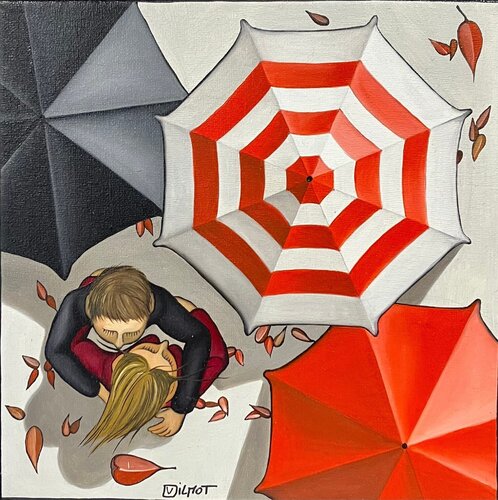 Love rouge van Perrine Vilmot, Schilderij te koop op Singulart