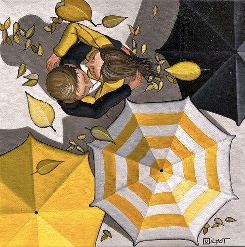 Little yellow von Perrine Vilmot, Malerei kaufen auf Singulart