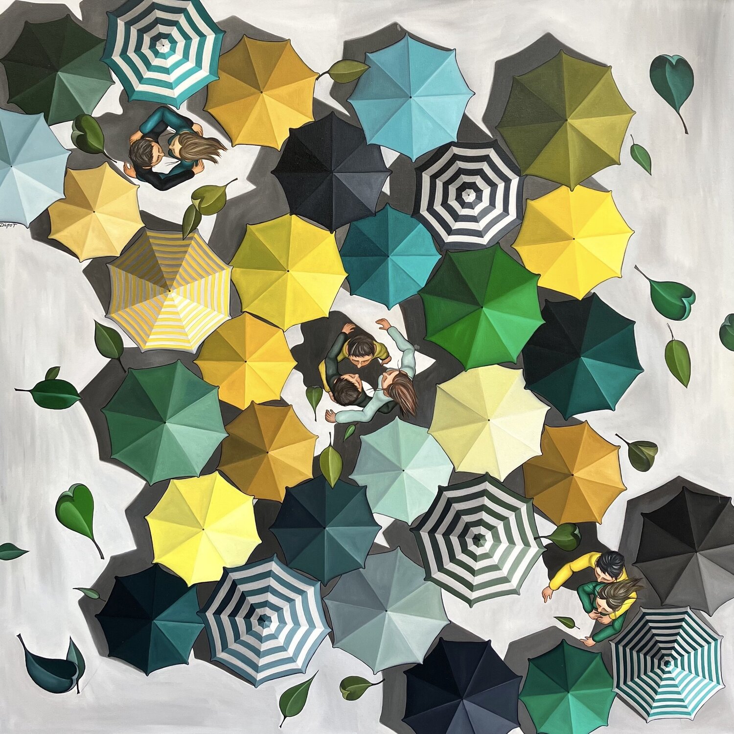 Deux ou trois Perrine Vilmot Dipinto originale in vendita