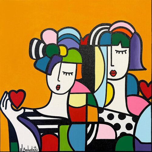 Jeunes demoiselles by Virginia Benedicto, Painting for Sale on Singulart