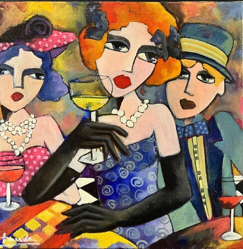 Au bar du coin van Fauve, Schilderij te koop op Singulart