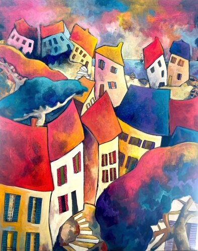 Mes plus belles vacances von Fauve, Malerei kaufen auf Singulart