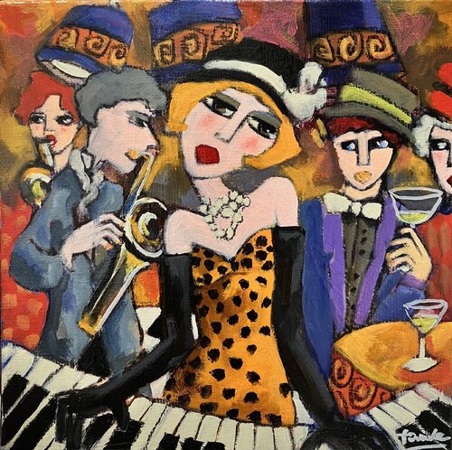 Madame au piano de Fauve, Pintura a la venta en Singulart