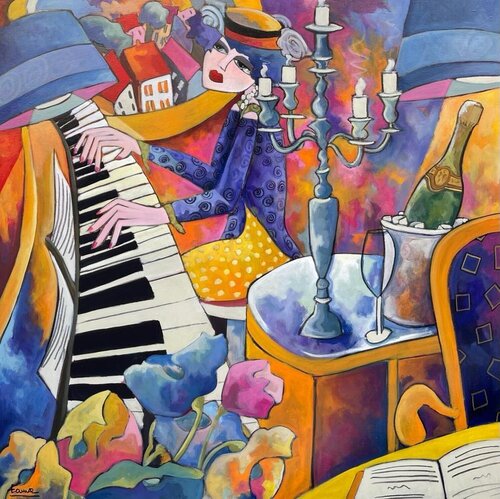 Rêve bleu von Fauve, Malerei kaufen auf Singulart