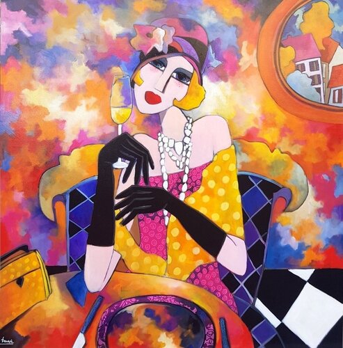 Charme au féminin von Fauve, Malerei kaufen auf Singulart