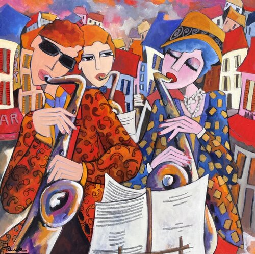 Fête de la musique von Fauve, Malerei kaufen auf Singulart