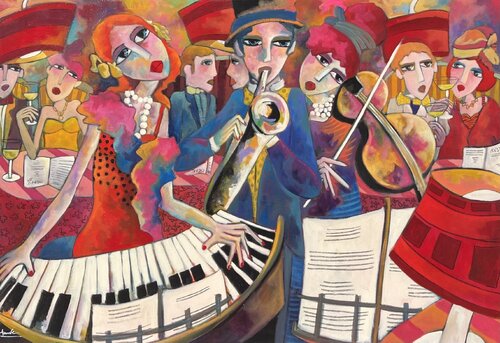 Soirée musicale by Fauve, Painting for Sale on Singulart