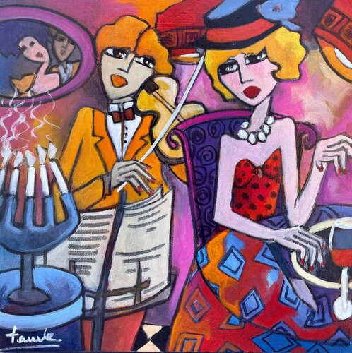 Plaisir en musique van Fauve, Schilderij te koop op Singulart