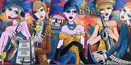 Fête et Folie von Fauve, Malerei kaufen auf Singulart