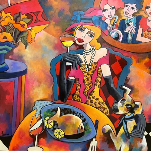 Mon chien Rocky von Fauve, Malerei kaufen auf Singulart