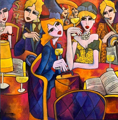 Jazz à Montmatre by Fauve, Painting for Sale on Singulart