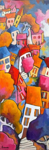 Une vue superbe  van Fauve, Schilderij te koop op Singulart