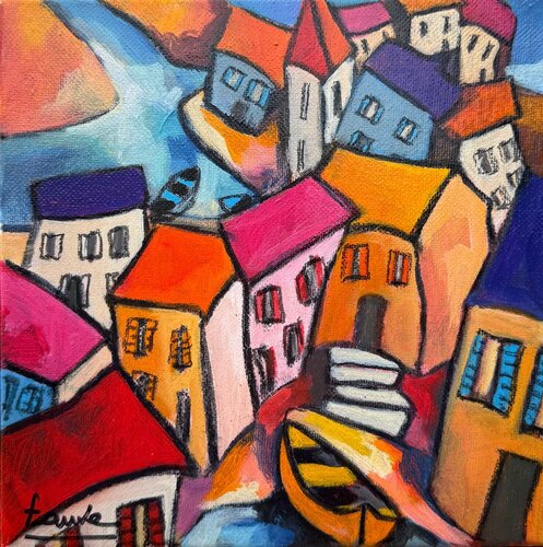 Les grandes vacances  van Fauve, Schilderij te koop op Singulart