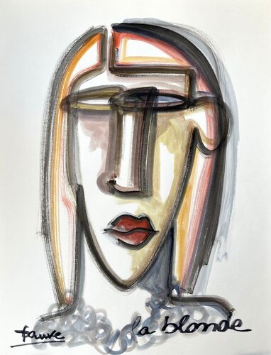 La Blonde  by Fauve, 회화 for Sale on Singulart