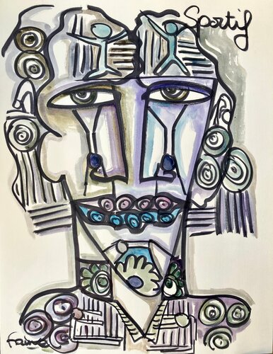 Sportif by Fauve, 회화 for Sale on Singulart