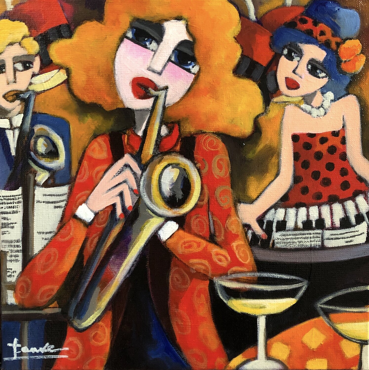 En harmonie Fauve Originalgemälde zu verkaufen