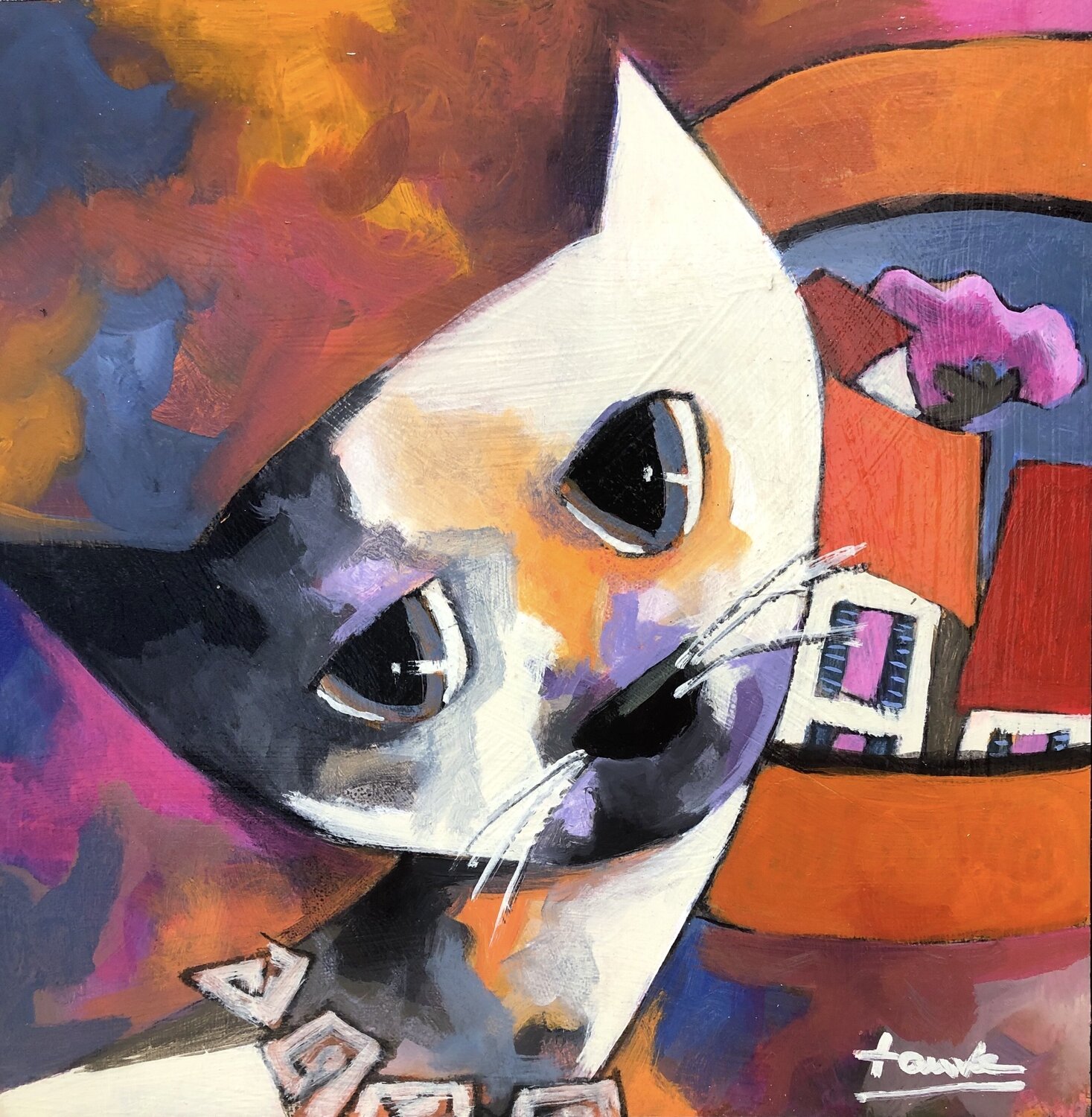 Filou Fauve Origineel schilderij te koop