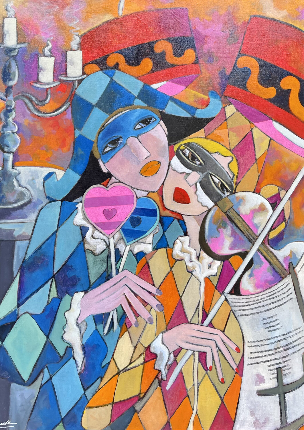 Que du bonheur Fauve Origineel schilderij te koop