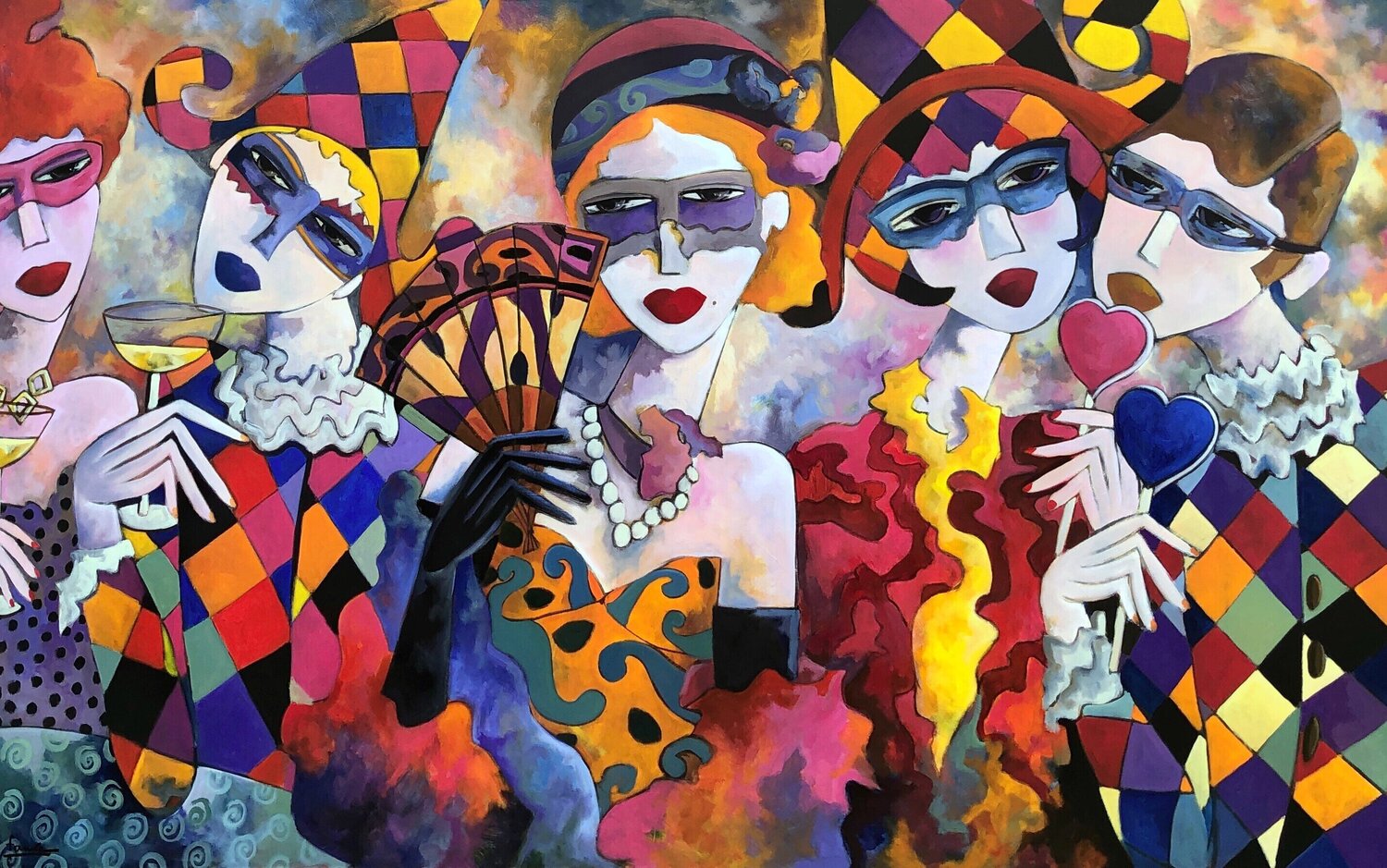 Passionnément Fauve Origineel schilderij te koop
