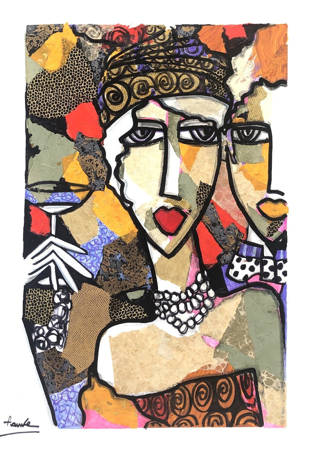 Kaléidoscope Fauve Dipinto originale in vendita