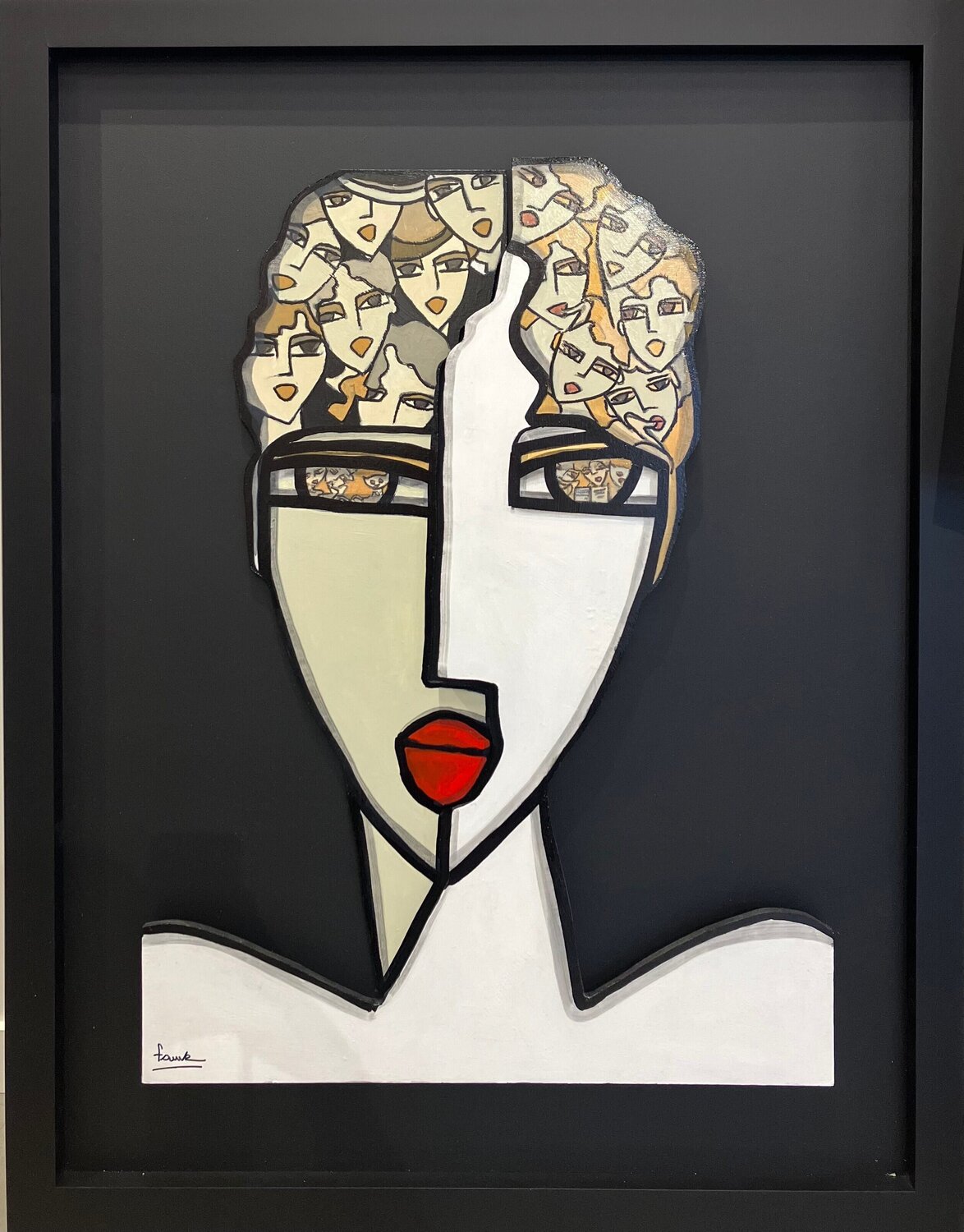 Plein les yeux Fauve Dipinto originale in vendita