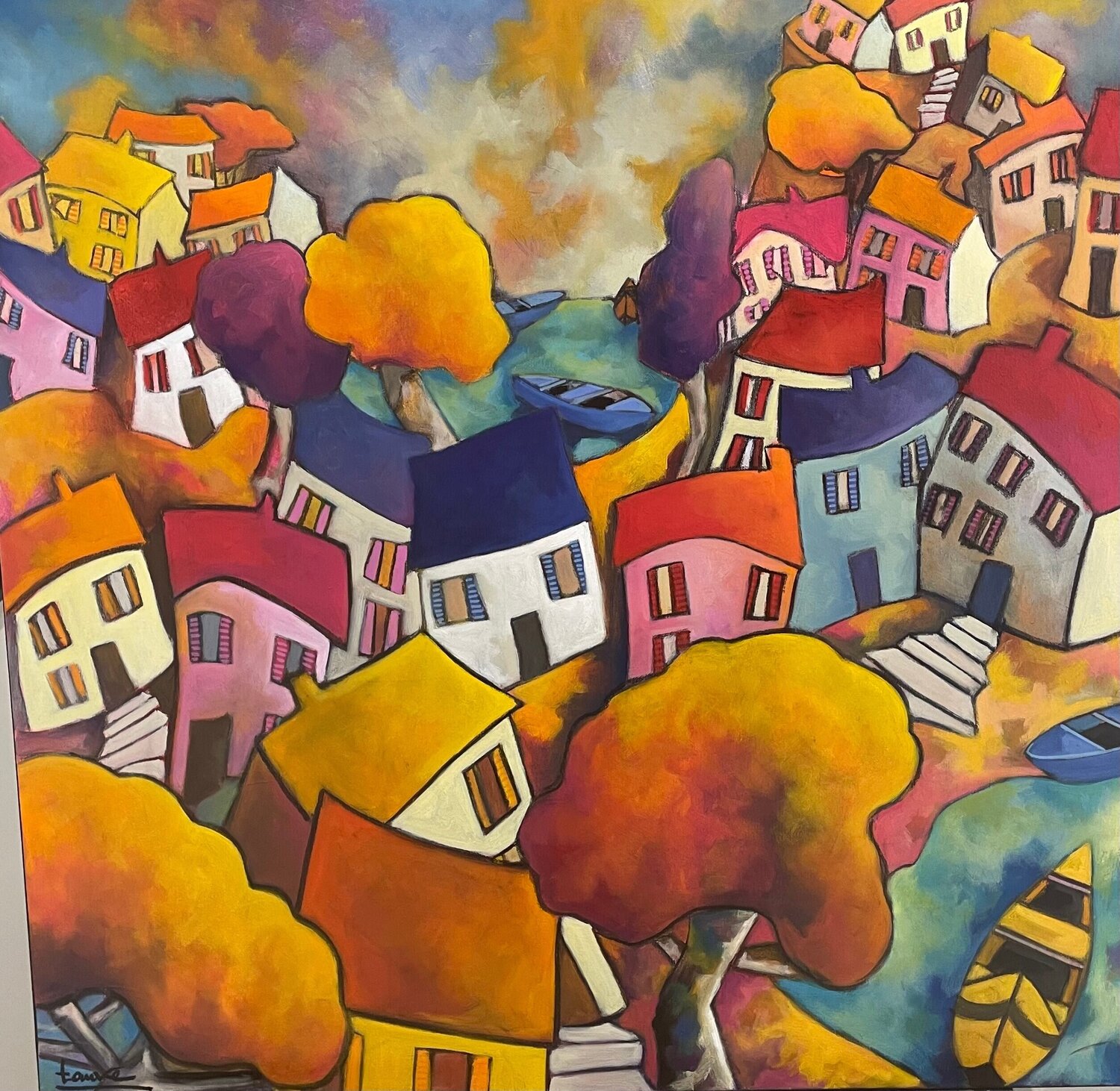 La mer Fauve Origineel schilderij te koop