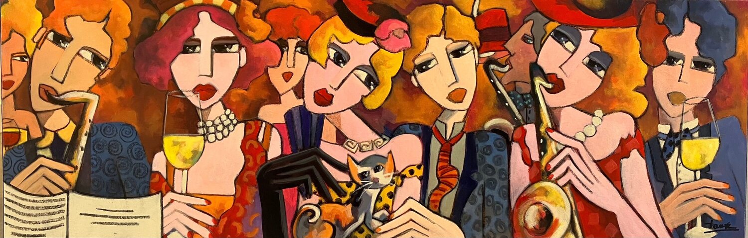 Vernissage Fauve Dipinto originale in vendita