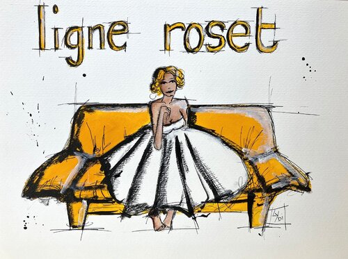 Ligne Roset Flouflou van Lydia Delectorskaya, Schilderij te koop op Singulart