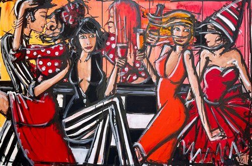 Fiesta  van Lydia Delectorskaya, Schilderij te koop op Singulart