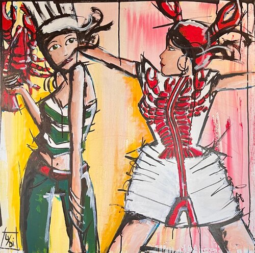 Hommage au homard de Lydia Delectorskaya, Pintura a la venta en Singulart