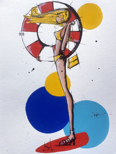 Pop vs Lydi N°4/20 par Lydia Delectorskaya, Peinture en vente sur Singulart