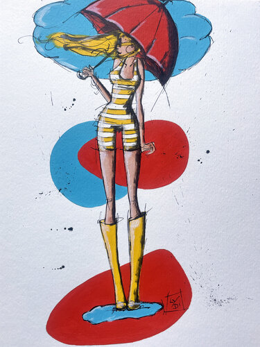 Pop vs Lydi N°3/20 de Lydia Delectorskaya, Pintura a la venta en Singulart