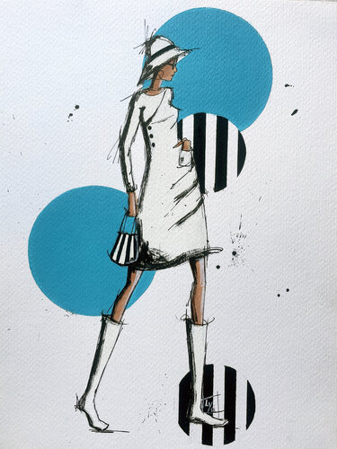 Pop vs Lydi N°8/20 van Lydia Delectorskaya, Schilderij te koop op Singulart