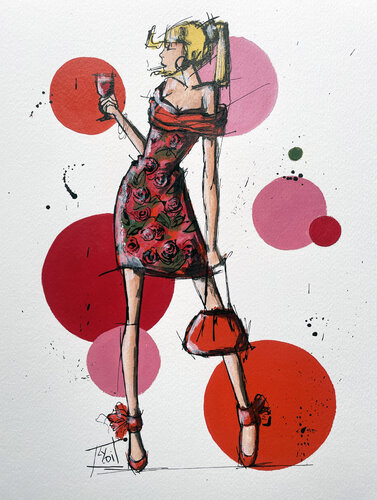 Pop vs Lydi N°20/20 van Lydia Delectorskaya, Schilderij te koop op Singulart