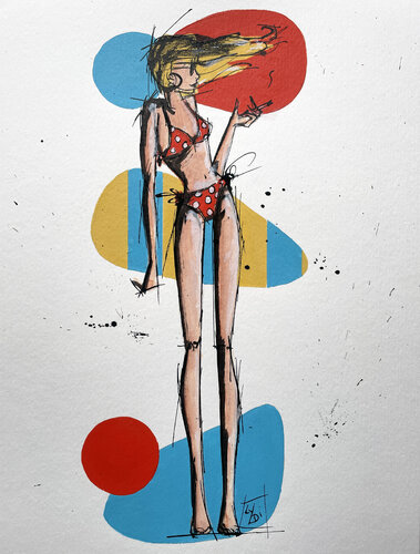 Pop vs Lydi N°15/20 by Lydia Delectorskaya, Painting for Sale on Singulart