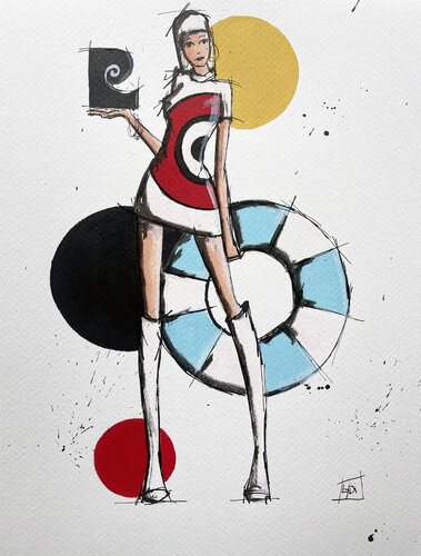 Pop vs Lydi N°14/20 de Lydia Delectorskaya, Pintura a la venta en Singulart