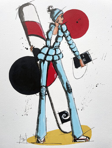 Pop vs Lydi N°13/20 van Lydia Delectorskaya, Schilderij te koop op Singulart