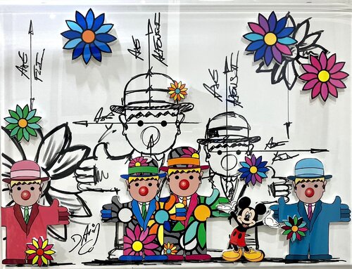 Flower power XV van David Cumps, Schilderij te koop op Singulart