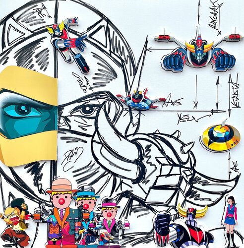 Goldo story II van David Cumps, Schilderij te koop op Singulart