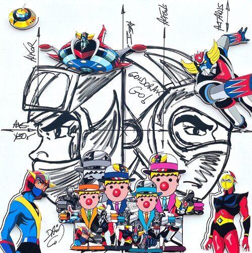 Goldo Story I van David Cumps, Schilderij te koop op Singulart