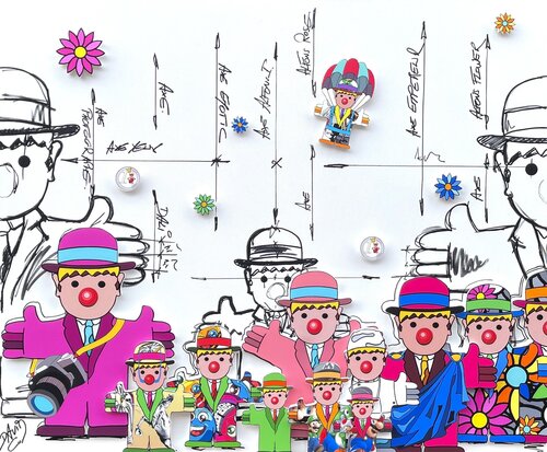 Alfons Family XX van David Cumps, Schilderij te koop op Singulart