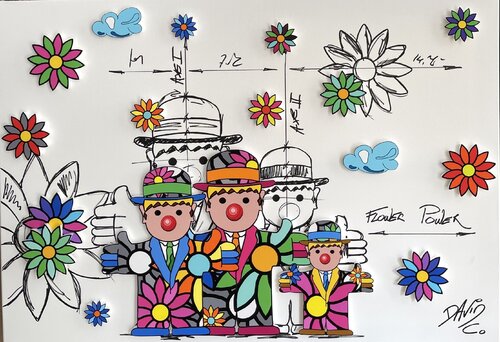 Flower power von David Cumps, Malerei kaufen auf Singulart