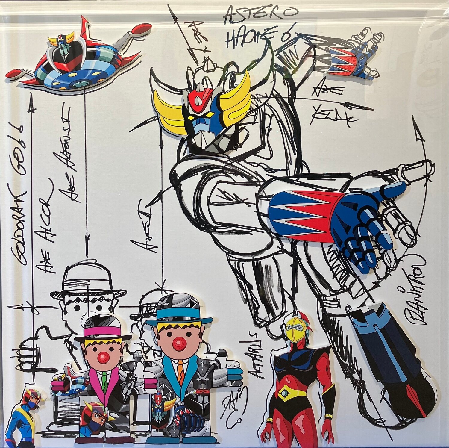 Goldo XXI David Cumps Dipinto originale in vendita