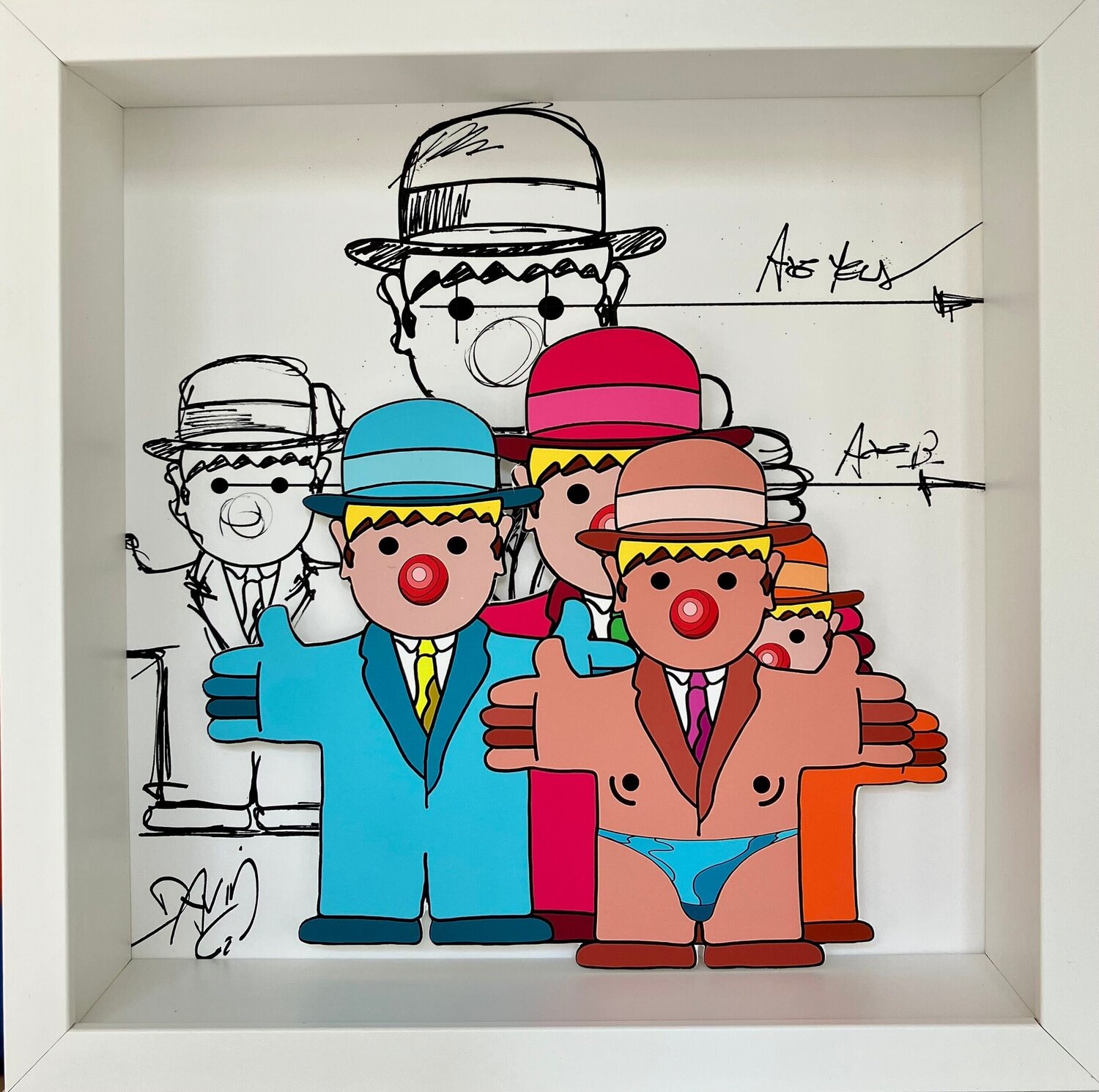 Alfons maillot David Cumps Origineel schilderij te koop