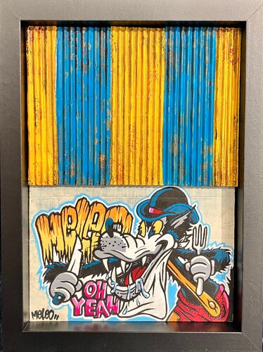 Ruissian wolf van Meleo, Schilderij te koop op Singulart