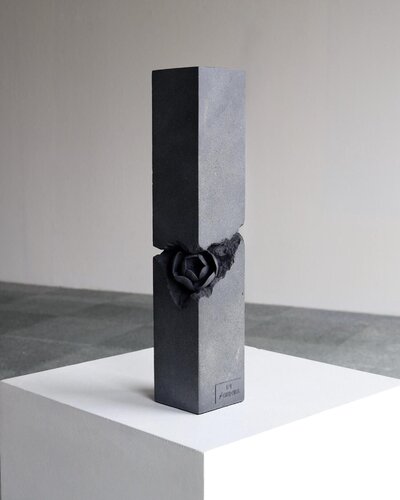 Black Stone par Jeremy Ferreira, Peinture en vente sur Singulart