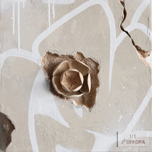 Piece of wall #7 van Jeremy Ferreira, Schilderij te koop op Singulart