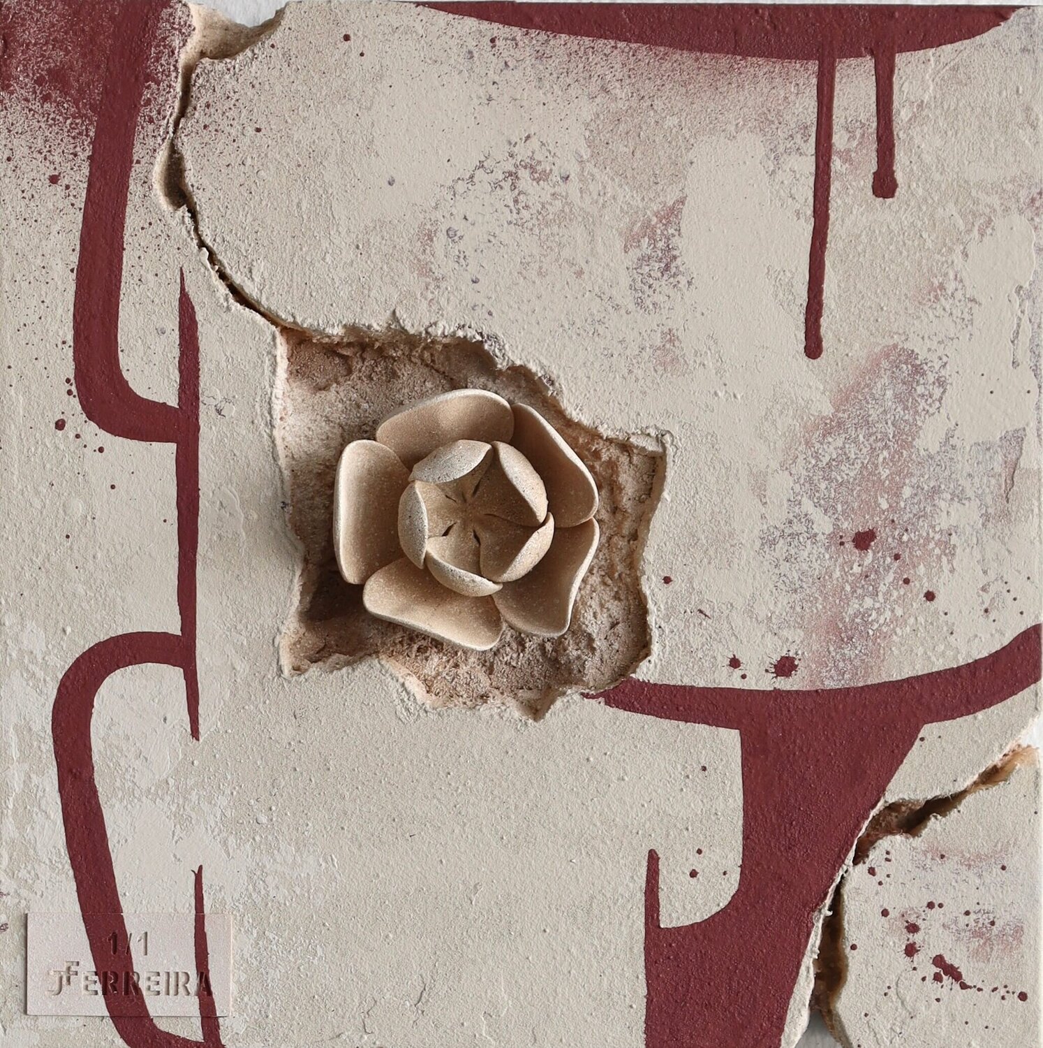 Piece of wall #5 Jeremy Ferreira Originalgemälde zu verkaufen