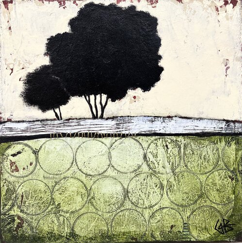 La nature réinventée von Géraldine Bandiziol, Malerei kaufen auf Singulart