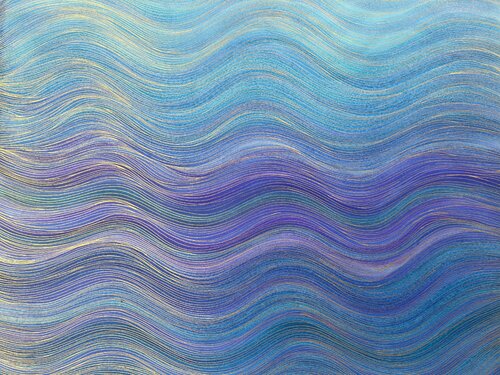 waves of reflection van Eran shmueli, Schilderij te koop op Singulart